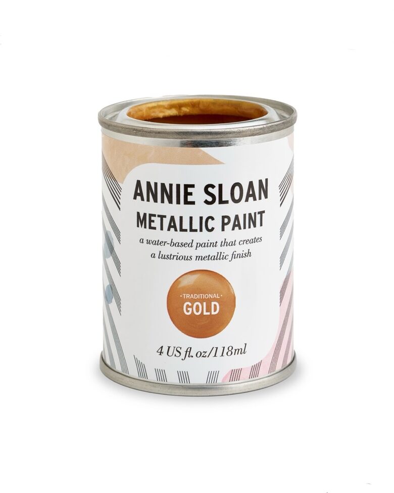 Metāliskā zelta krāsa uz ūdens bāzes