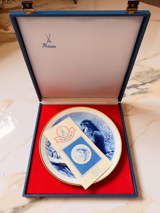 Meissen limitēts porcelāna škīvis