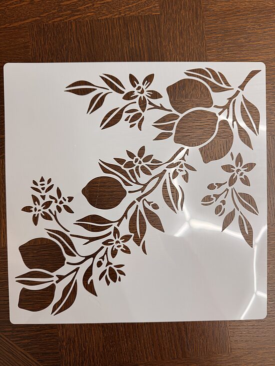 Citronu trafarets 30cm